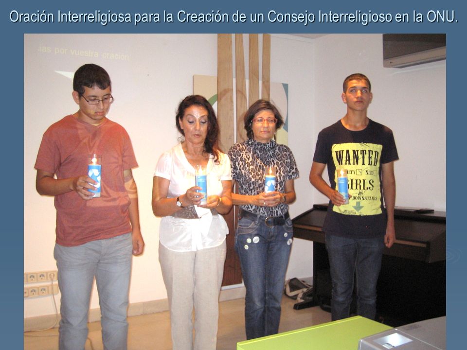 Oración Interreligiosa para la Creación de un Consejo Interreligioso en la ONU.