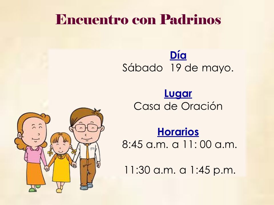 Encuentro con Padrinos