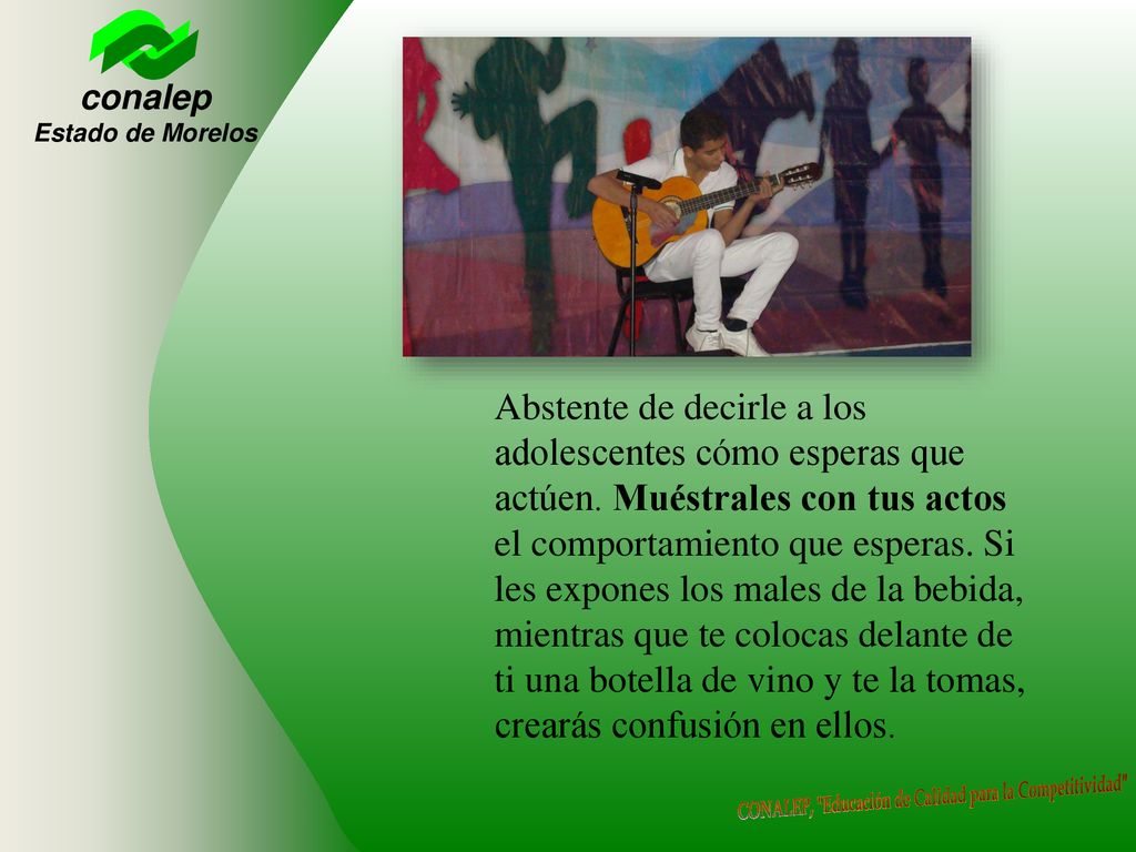 Abstente de decirle a los adolescentes cómo esperas que actúen