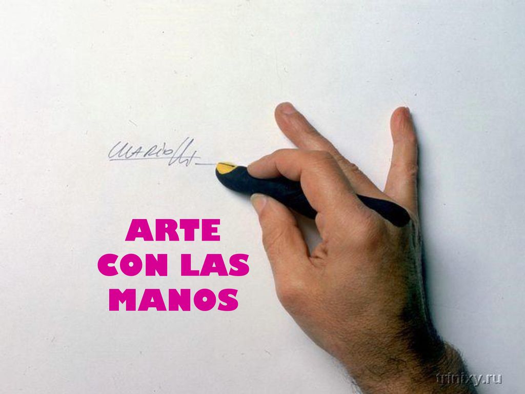 B I E N V E N I D O S ARTE CON LAS MANOS