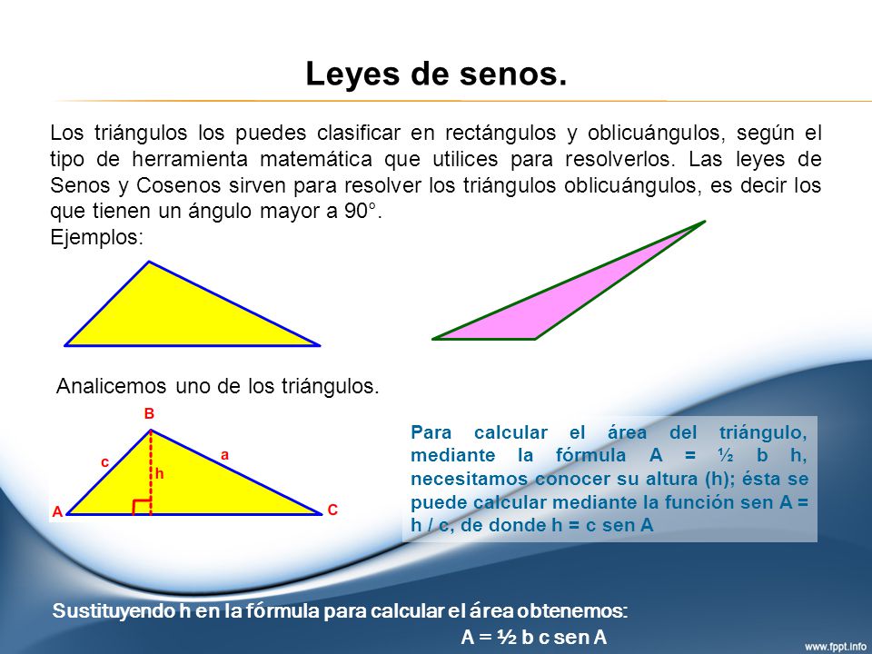 Sustituyendo h en la fórmula para calcular el área obtenemos: