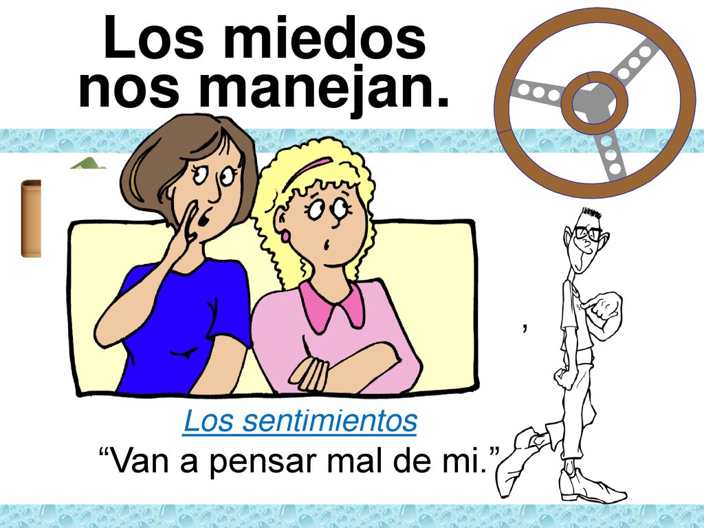 No soy capaz. No soy la persona indicada. Me falta capacitarme.