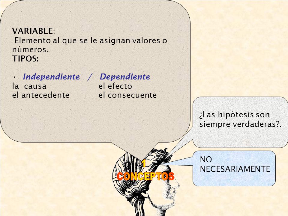 Elemento al que se le asignan valores o números. TIPOS: