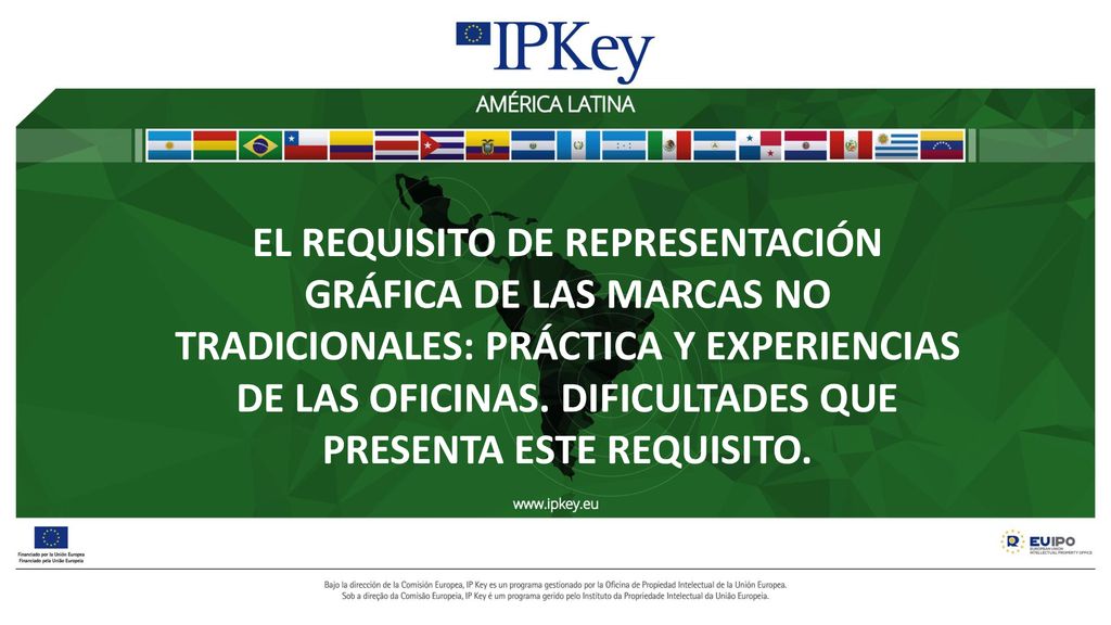 EL REQUISITO DE REPRESENTACIÓN GRÁFICA DE LAS MARCAS NO TRADICIONALES: PRÁCTICA Y EXPERIENCIAS DE LAS OFICINAS.