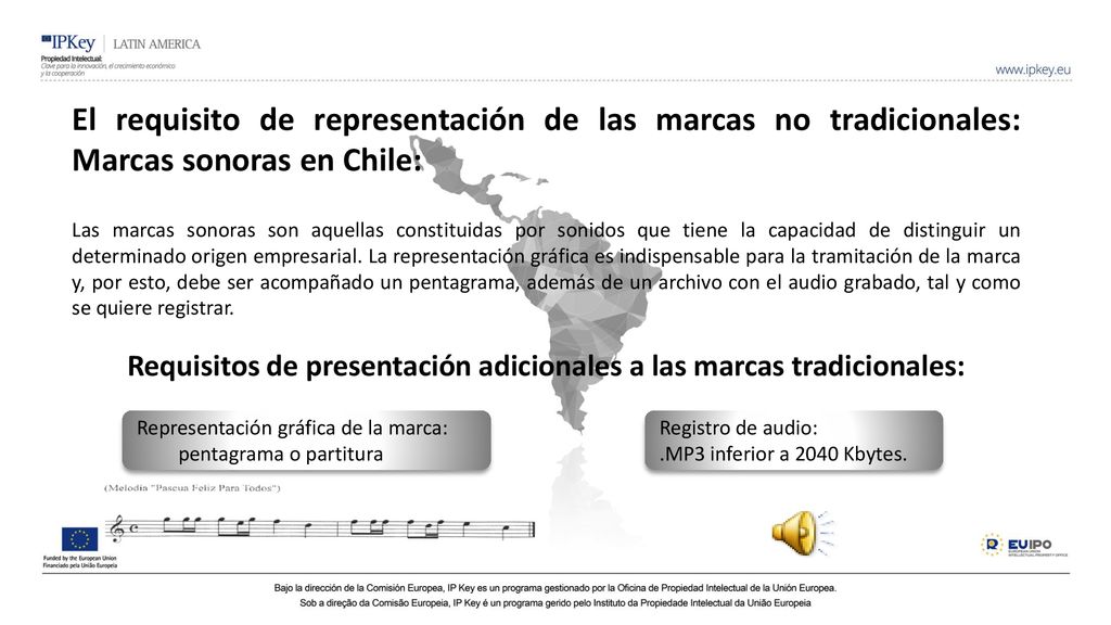 Requisitos de presentación adicionales a las marcas tradicionales: