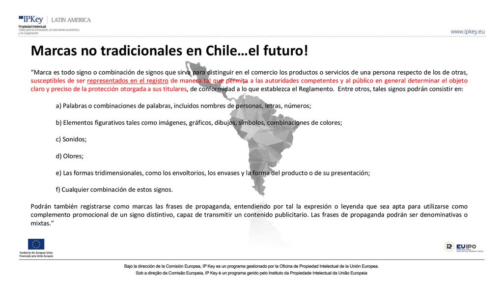 Marcas no tradicionales en Chile…el futuro!