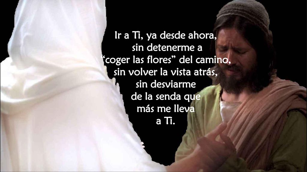 coger las flores del camino, sin volver la vista atrás,