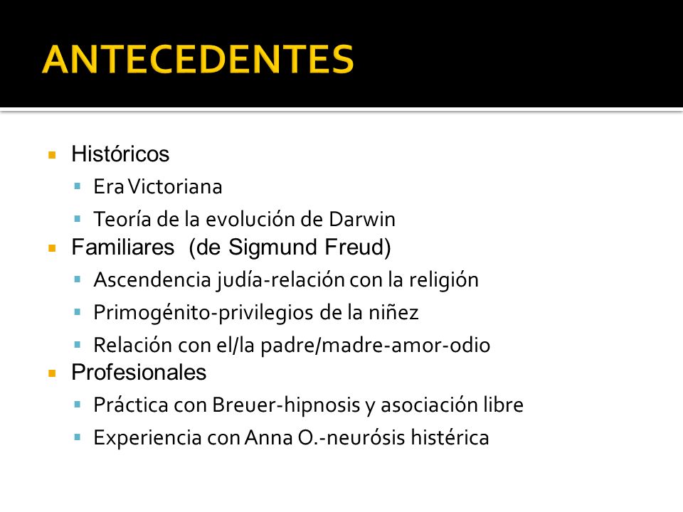 ANTECEDENTES Históricos Era Victoriana