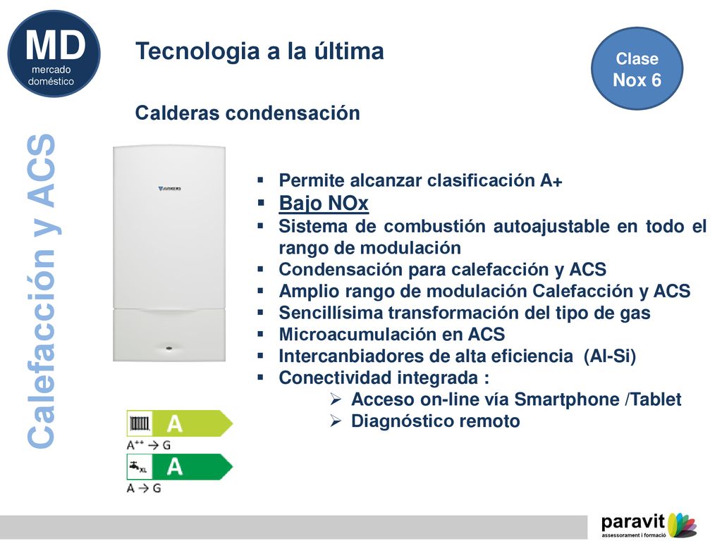 MD Calefacción y ACS Tecnologia a la última Calderas condensación