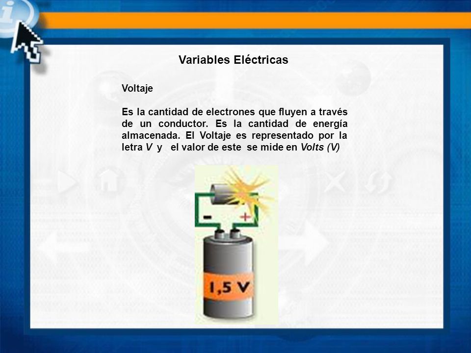 Variables Eléctricas Voltaje