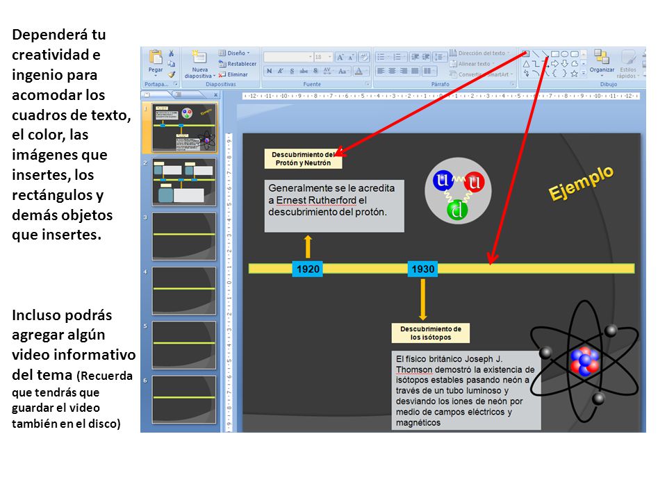 Dependerá tu creatividad e ingenio para acomodar los cuadros de texto, el color, las imágenes que insertes, los rectángulos y demás objetos que insertes.