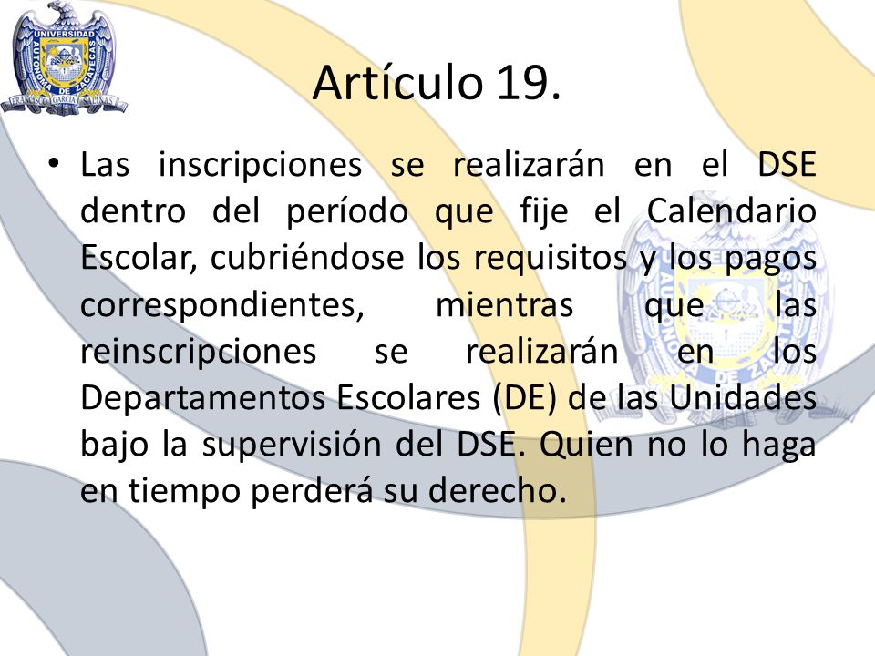 Artículo 19.