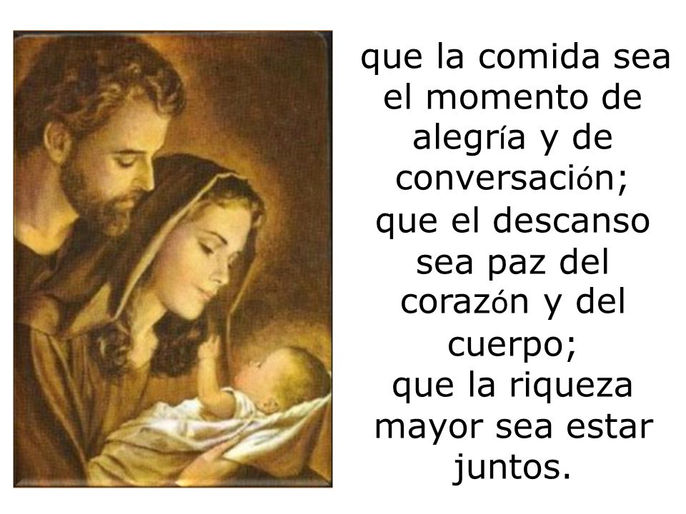 que el descanso sea paz del corazón y del cuerpo;
