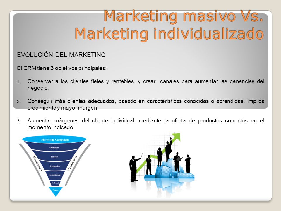 Marketing masivo Vs. Marketing individualizado