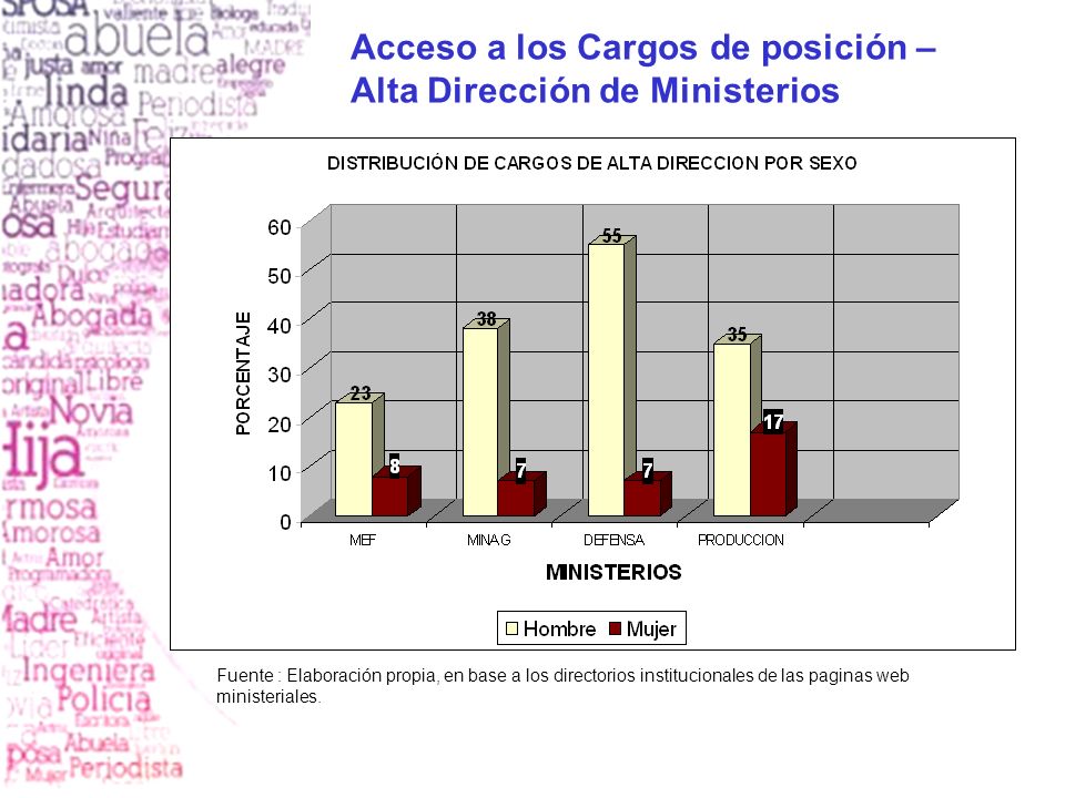Acceso a los Cargos de posición – Alta Dirección de Ministerios