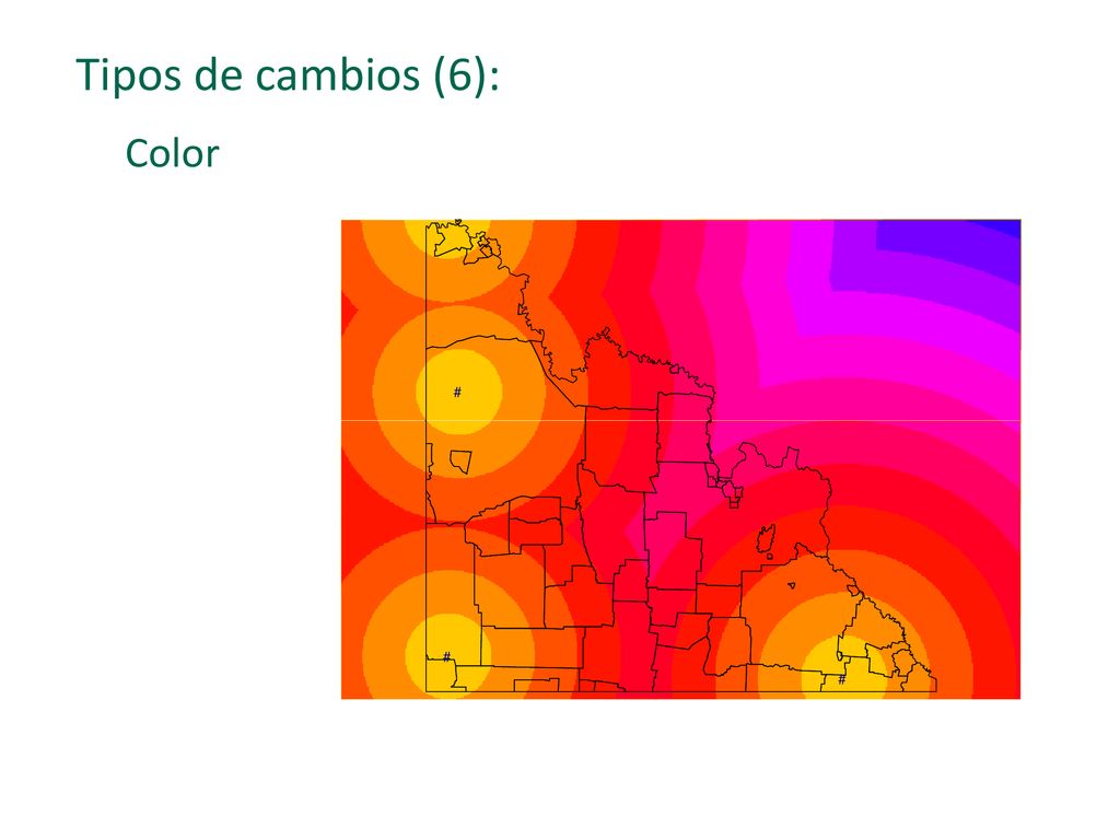 Tipos de cambios (6): Color