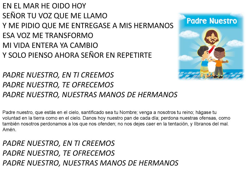 SEÑOR TU VOZ QUE ME LLAMO Y ME PIDIO QUE ME ENTREGASE A MIS HERMANOS