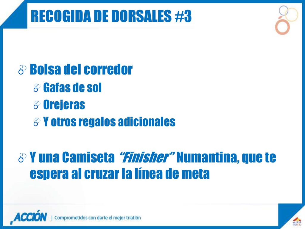 Recogida de dorsales #3 Bolsa del corredor