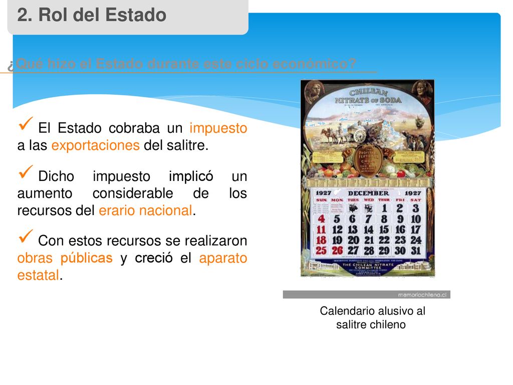 2. Rol del Estado ¿Qué hizo el Estado durante este ciclo económico