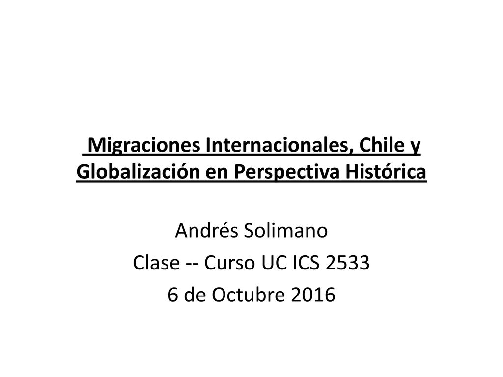 Andrés Solimano Clase -- Curso UC ICS de Octubre 2016