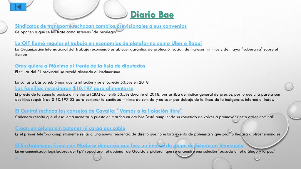 Diario Bae Sindicatos de transporte rechazan cambios previsionales a sus convenios. Se oponen a que se los trate como sistemas de privilegio