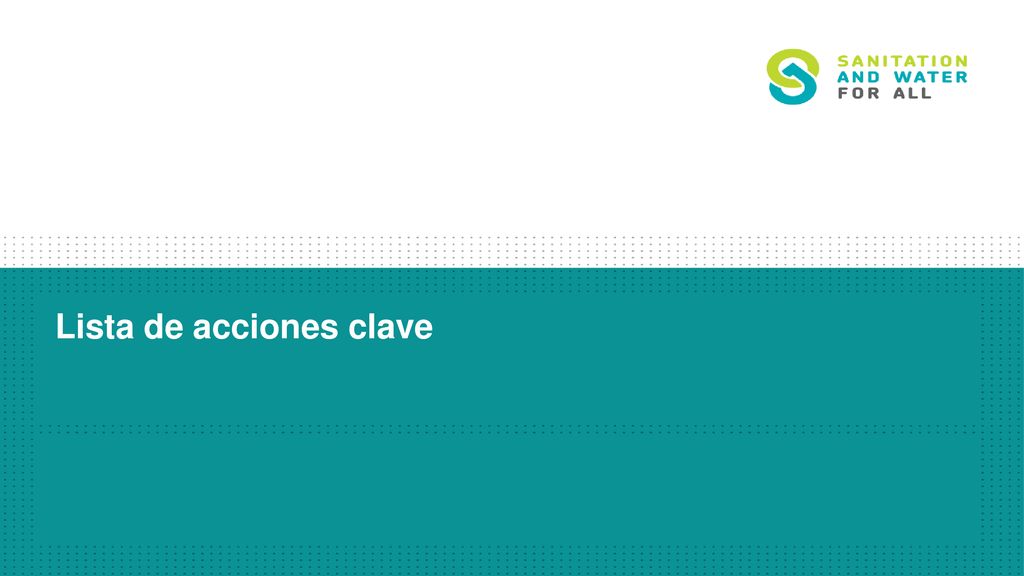 Lista de acciones clave
