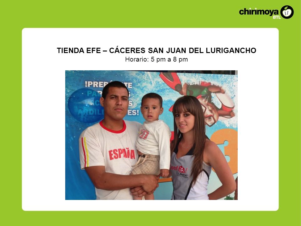 TIENDA EFE – CÁCERES SAN JUAN DEL LURIGANCHO