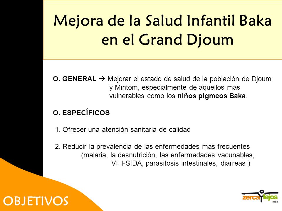 Mejora de la Salud Infantil Baka en el Grand Djoum