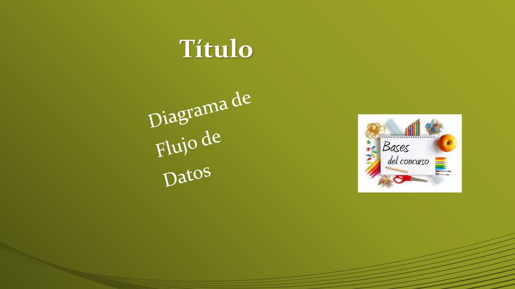 Título Diagrama de Flujo de Datos Agrega un título a la diapositiva.