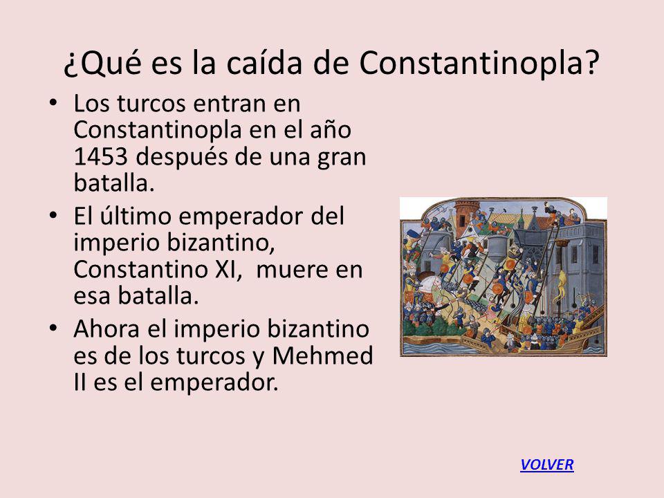 ¿Qué es la caída de Constantinopla