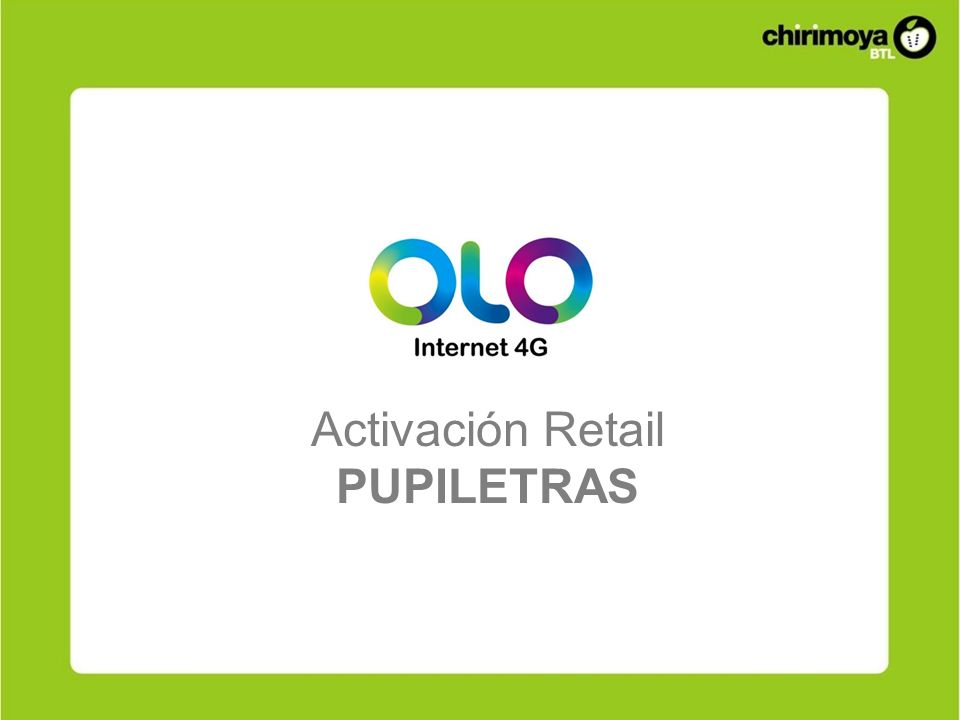 Activación Retail PUPILETRAS