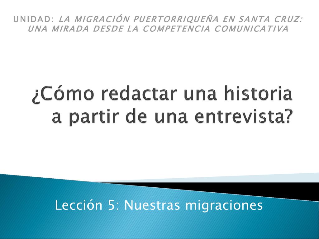 ¿Cómo redactar una historia a partir de una entrevista