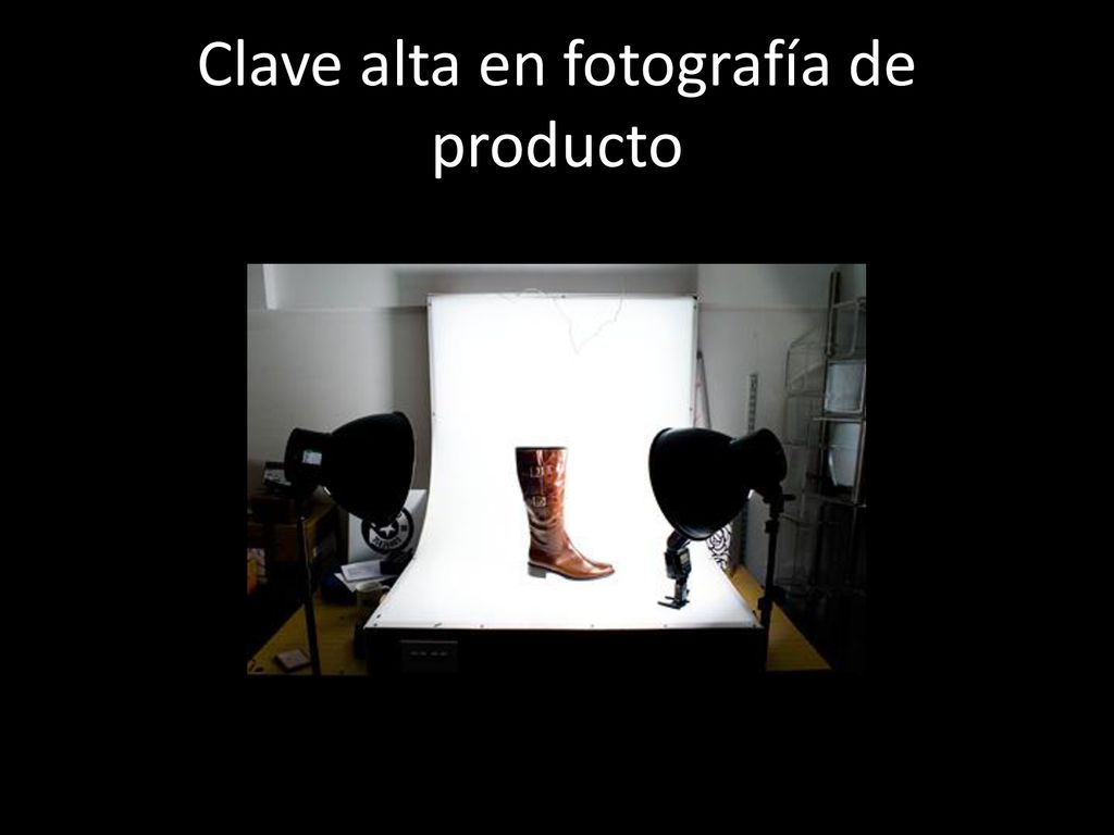 Clave alta en fotografía de producto