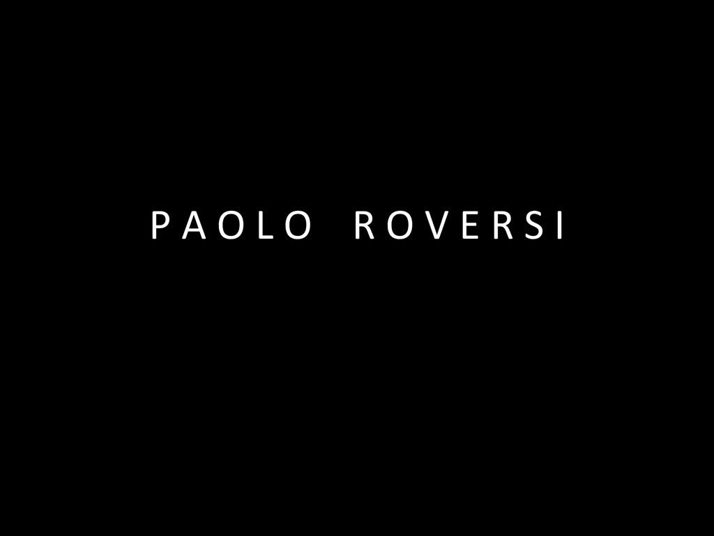P A O L O R O V E R S I