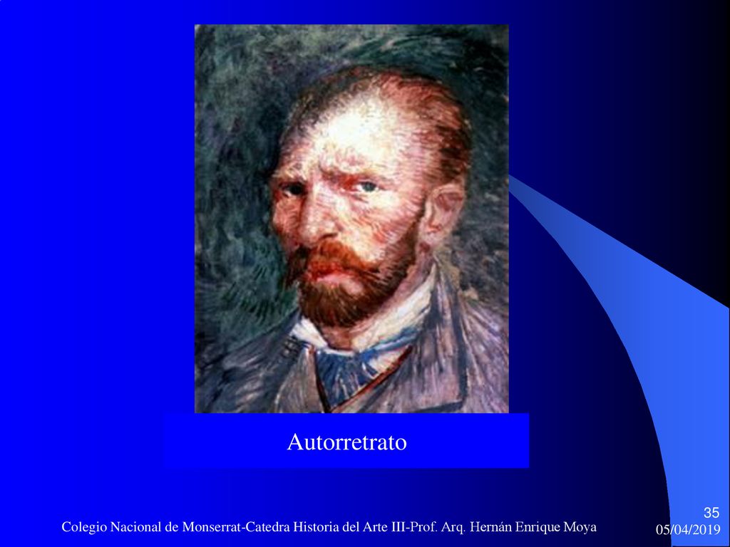 Autorretrato Colegio Nacional de Monserrat-Catedra Historia del Arte III-Prof. Arq. Hernán Enrique Moya.
