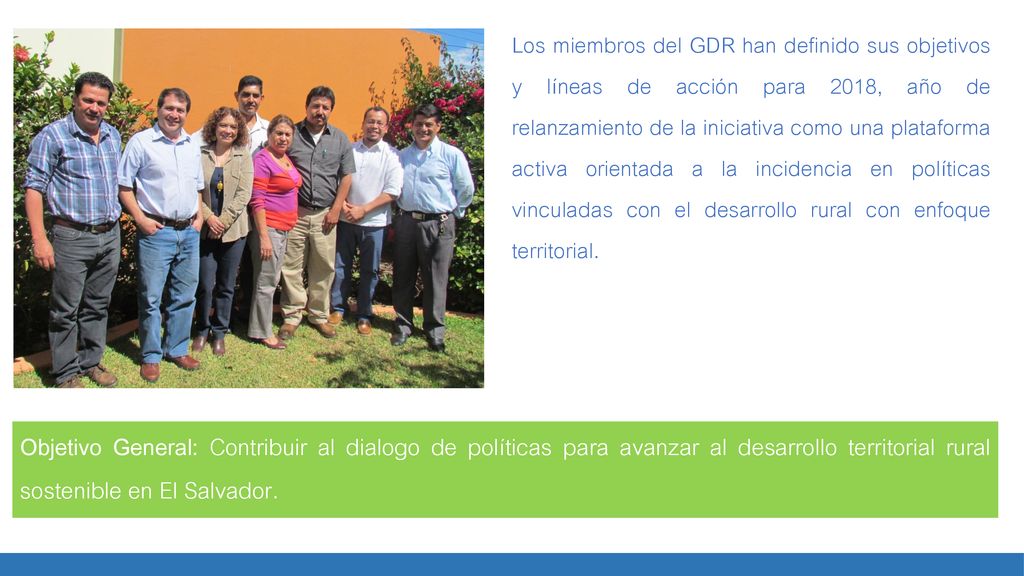 Los miembros del GDR han definido sus objetivos y líneas de acción para 2018, año de relanzamiento de la iniciativa como una plataforma activa orientada a la incidencia en políticas vinculadas con el desarrollo rural con enfoque territorial.