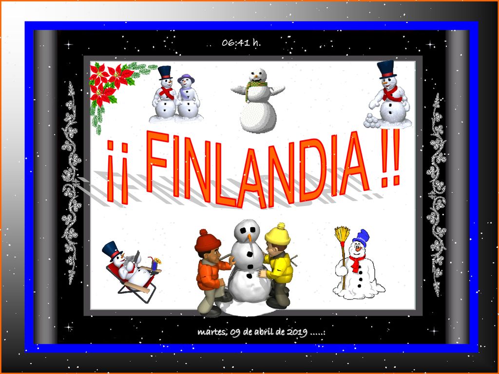 06:41 h. ¡¡ FINLANDIA !! martes, 09 de abril de 2019 ……