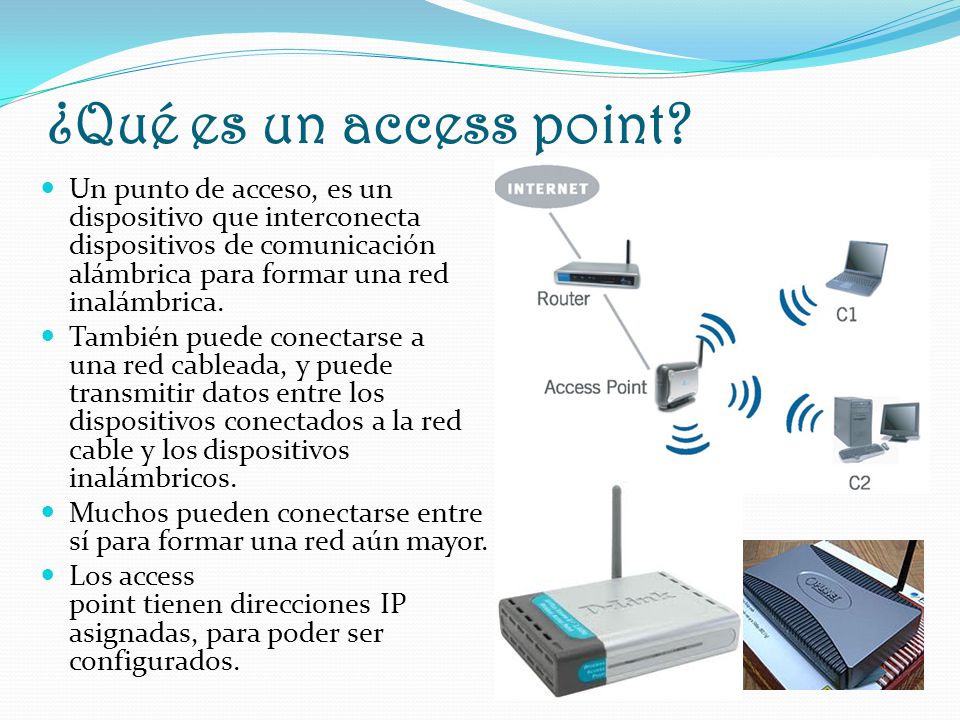 ¿Qué es un access point