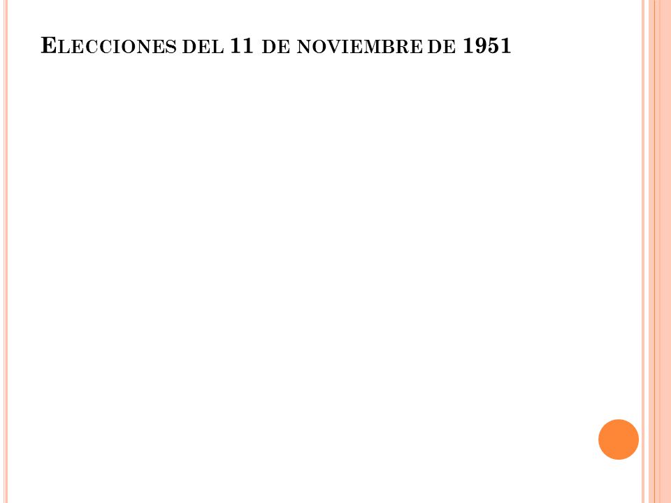 Elecciones del 11 de noviembre de 1951