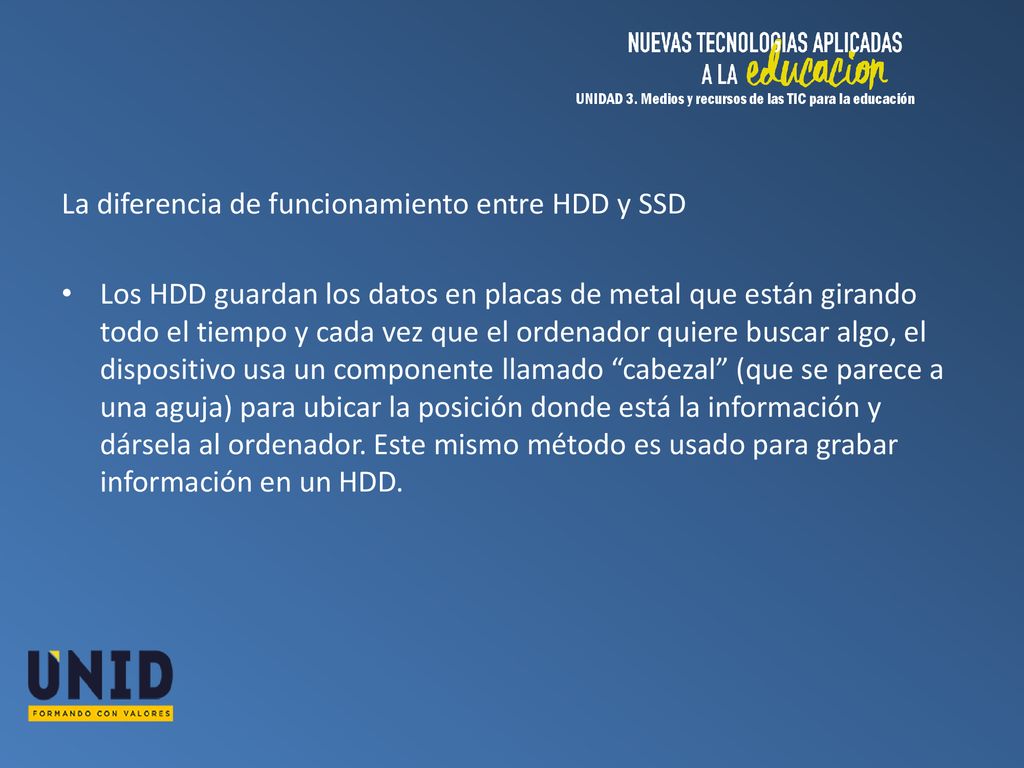 UNIDAD 3. Medios y recursos de las TIC para la educación