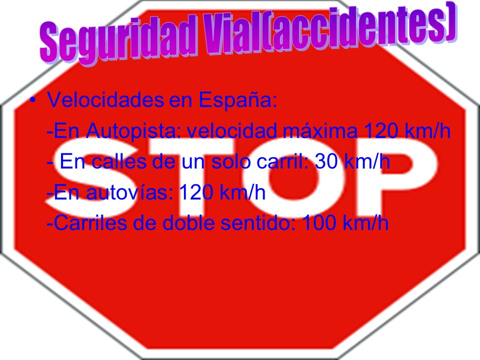 Seguridad Vial(accidentes)