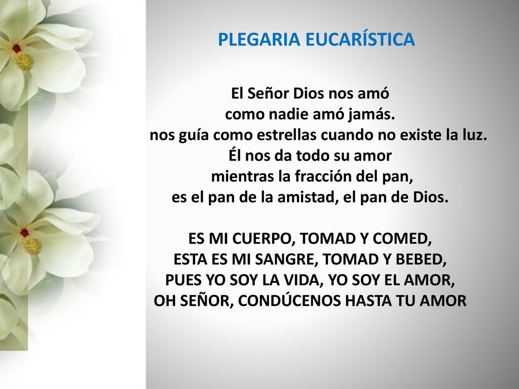 Él nos guía como estrellas cuando no existe la luz.