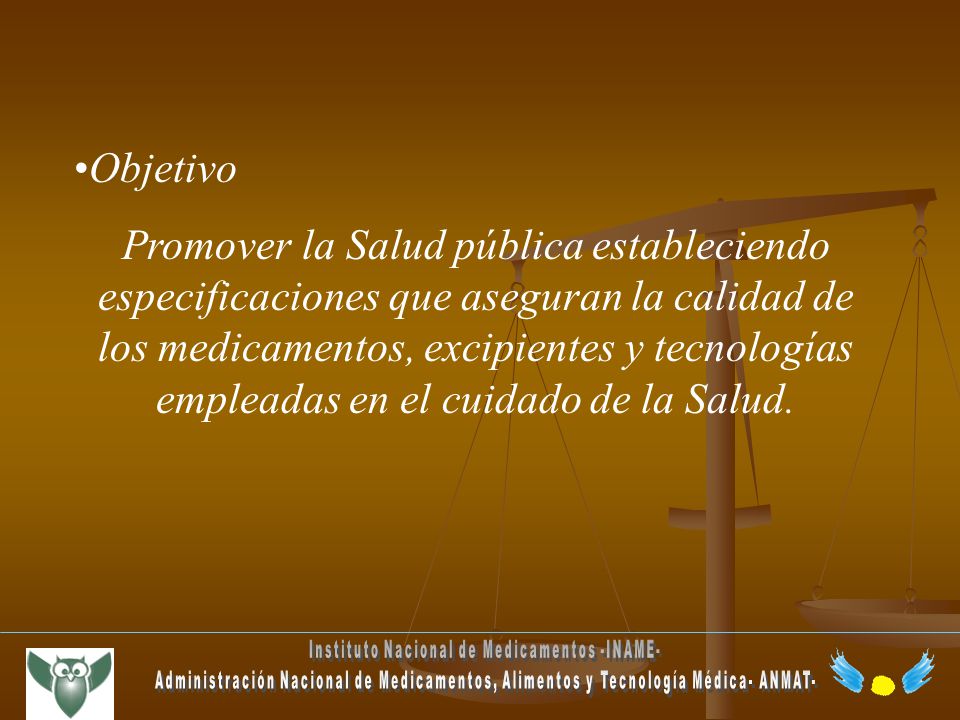 Instituto Nacional de Medicamentos -INAME-