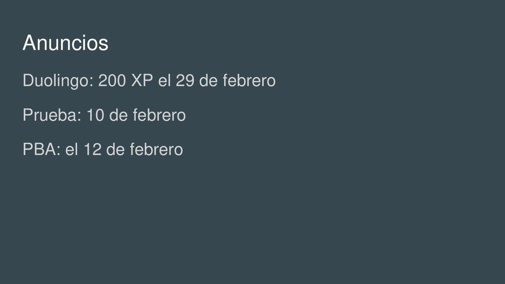 Anuncios Duolingo: 200 XP el 29 de febrero Prueba: 10 de febrero