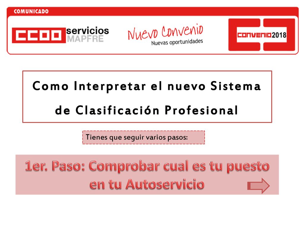 1er. Paso: Comprobar cual es tu puesto en tu Autoservicio