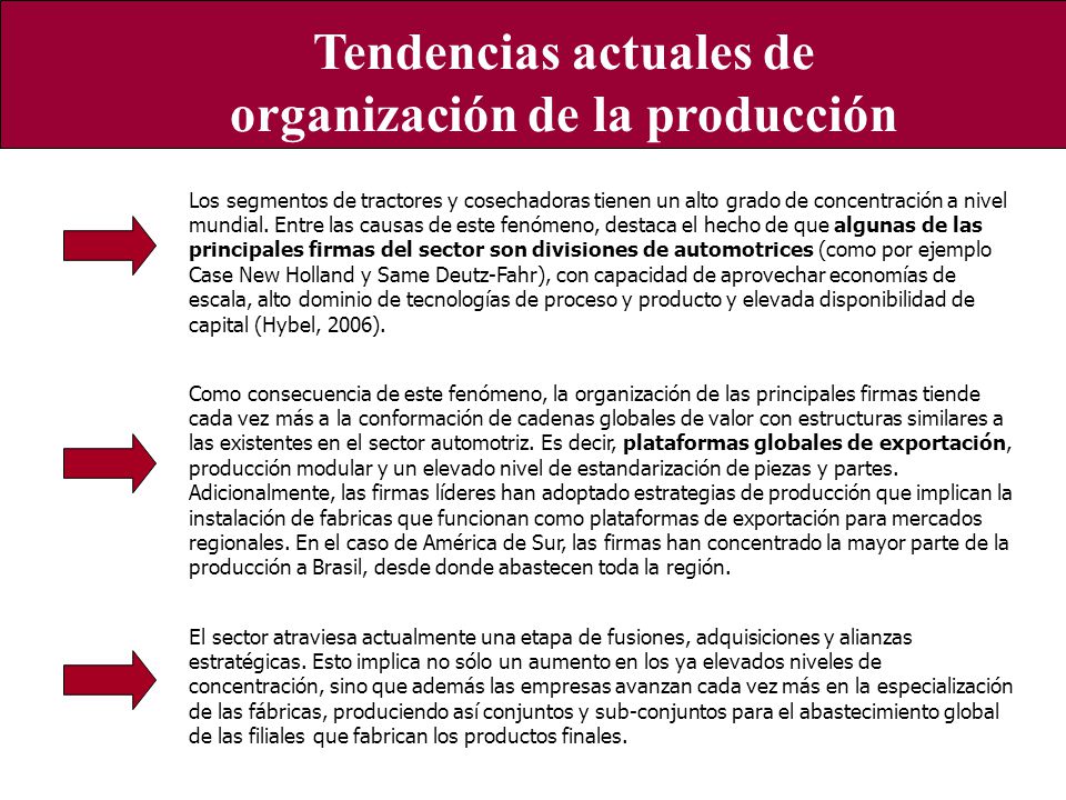 Características generales del sector a nivel local