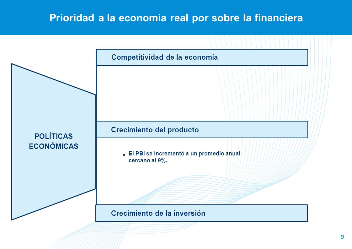 Prioridad a la economía real por sobre la financiera