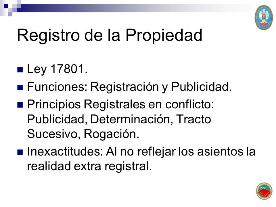 Registro de la Propiedad