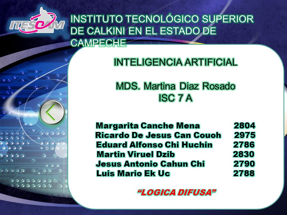 INSTITUTO TECNOLÓGICO SUPERIOR DE CALKINI EN EL ESTADO DE CAMPECHE
