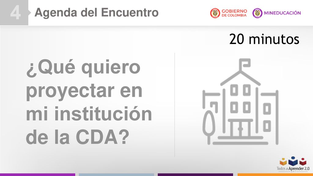 ¿Qué quiero proyectar en mi institución de la CDA 2